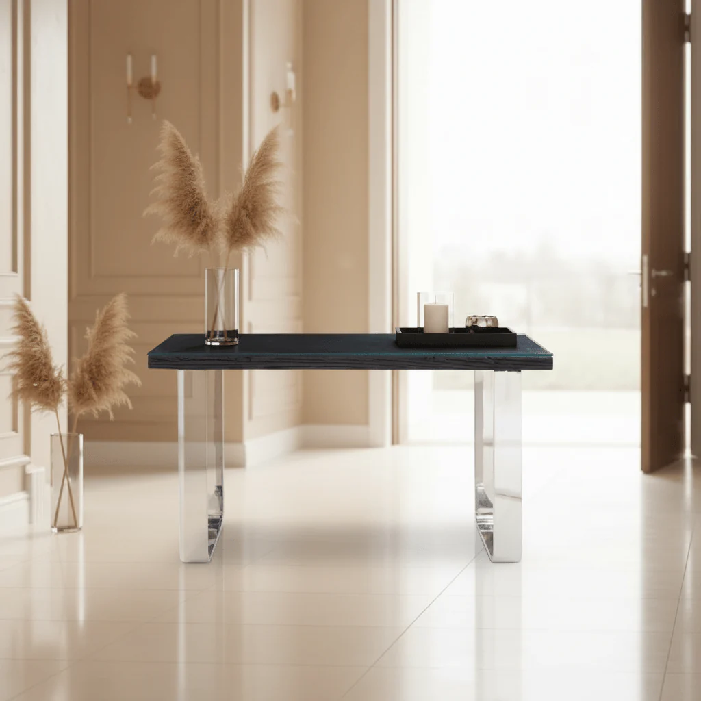 Kerala Small Black Console Table - Image 4