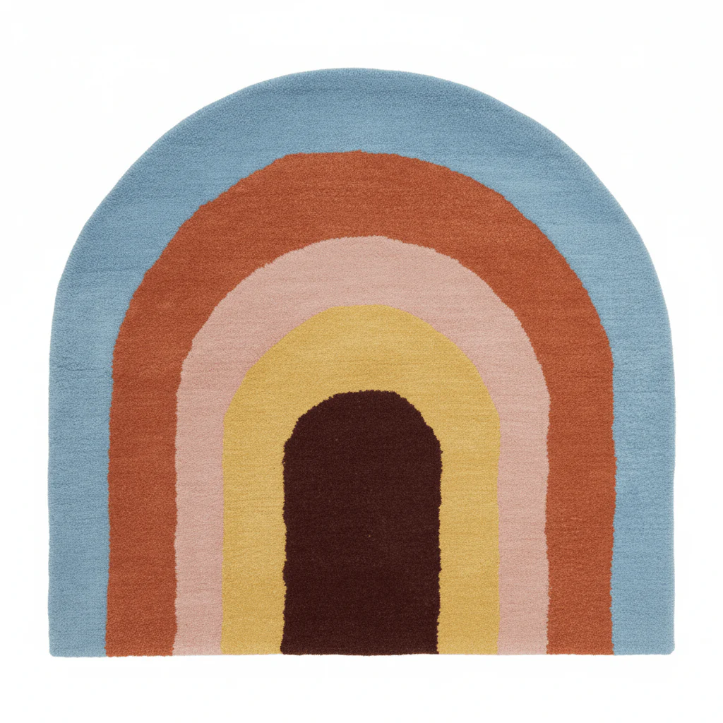 Kids Rainbow Rug - Image 3