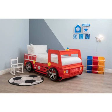 Kids Red Fire Engine Bed - Image 10