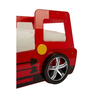 Kids Red Fire Engine Bed - Image 12