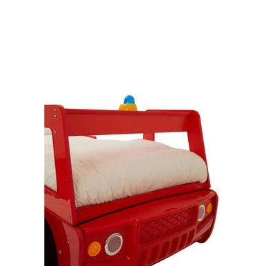 Kids Red Fire Engine Bed - Image 13