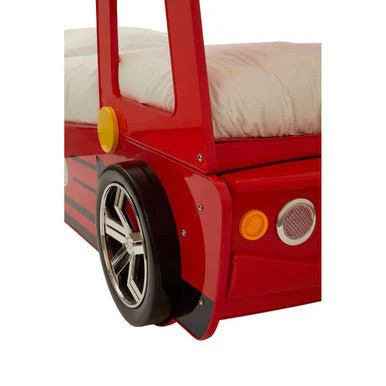 Kids Red Fire Engine Bed - Image 14