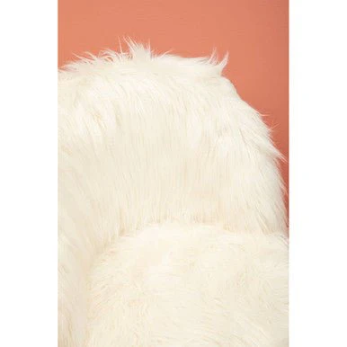 Kids White Faux Fur Chair - Image 10