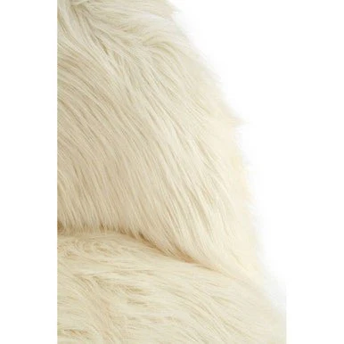 Kids White Faux Fur Chair - Image 12