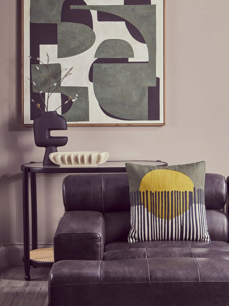 King Left Arm Leather Modular Chaise - Image 15