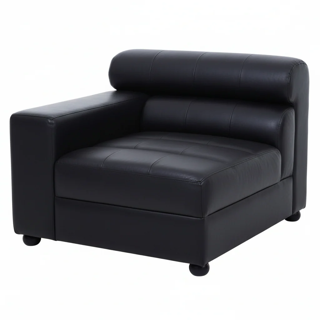 King Left Arm Leather Seat Sofa