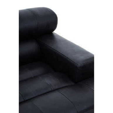 King Left Arm Leather Seat Sofa - Image 12