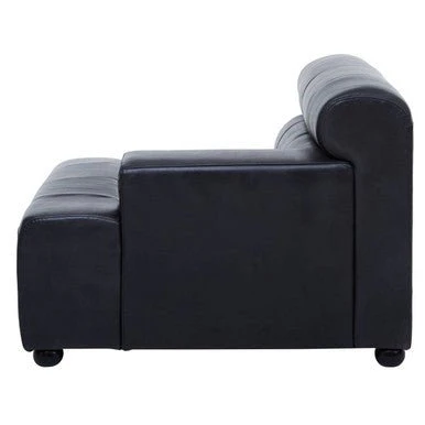 King Left Arm Leather Seat Sofa - Image 6