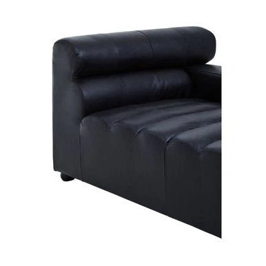 King Right Arm Leather Modular Chaise - Image 11