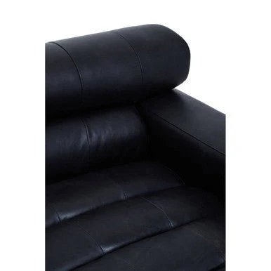 King Right Arm Leather Modular Chaise - Image 13
