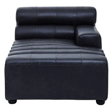 King Right Arm Leather Modular Chaise - Image 14