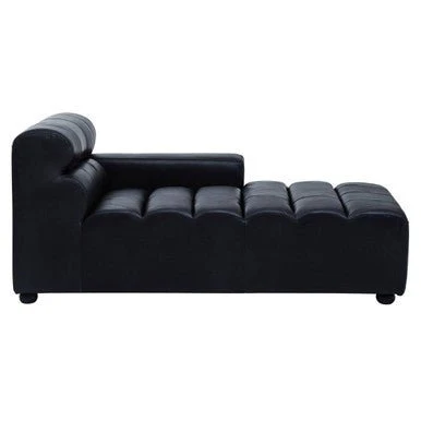 King Right Arm Leather Modular Chaise - Image 6