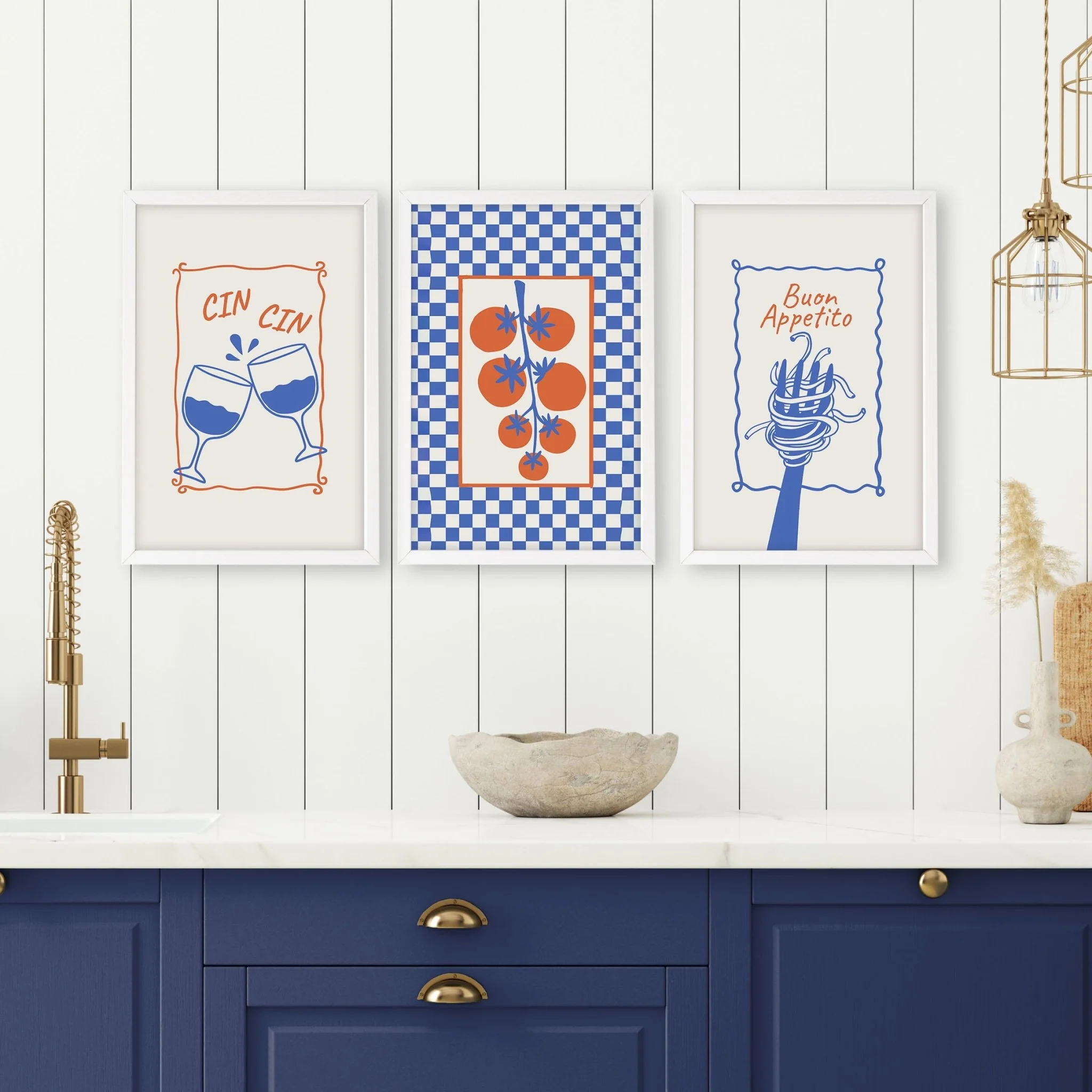 Kitchen Artwork | Set of 3 Italian Lifestyle Wall art Prints - Image 3