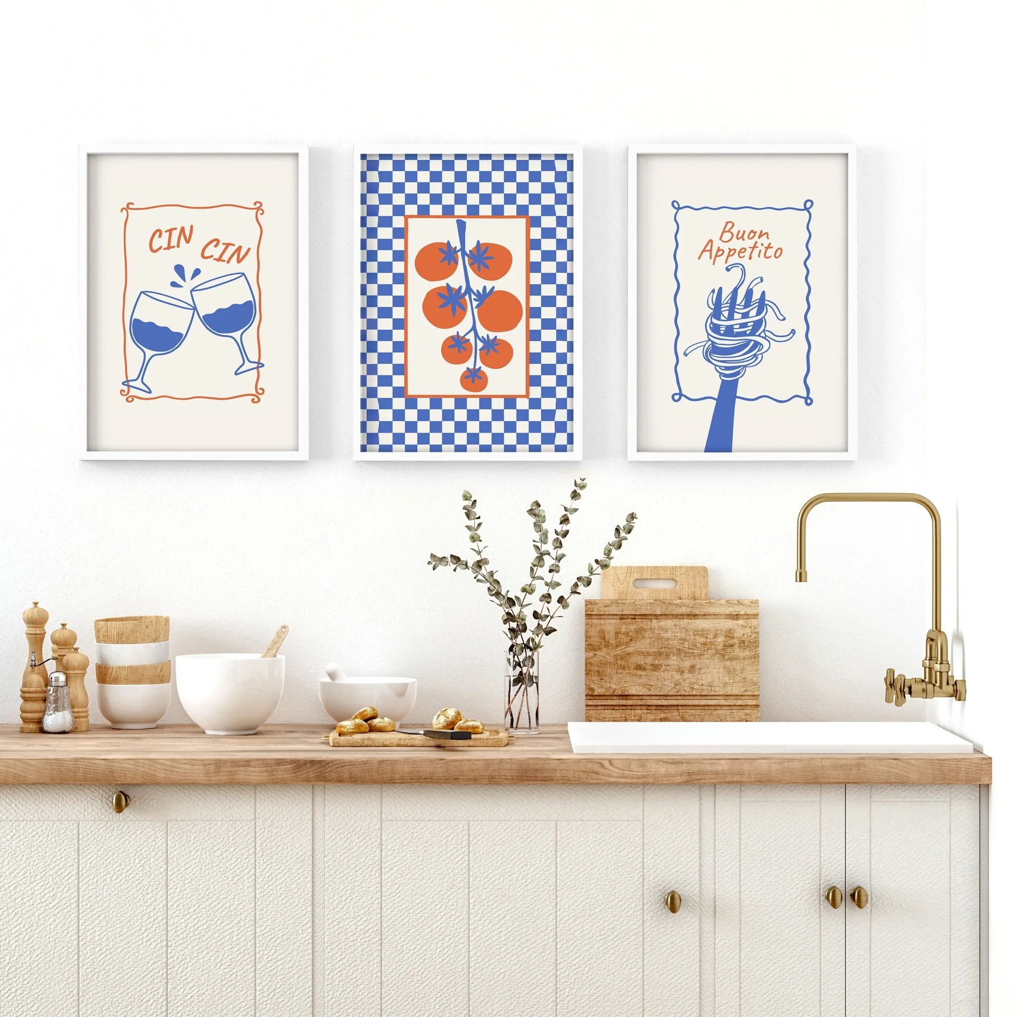 Kitchen Artwork | Set of 3 Italian Lifestyle Wall art Prints - Image 6