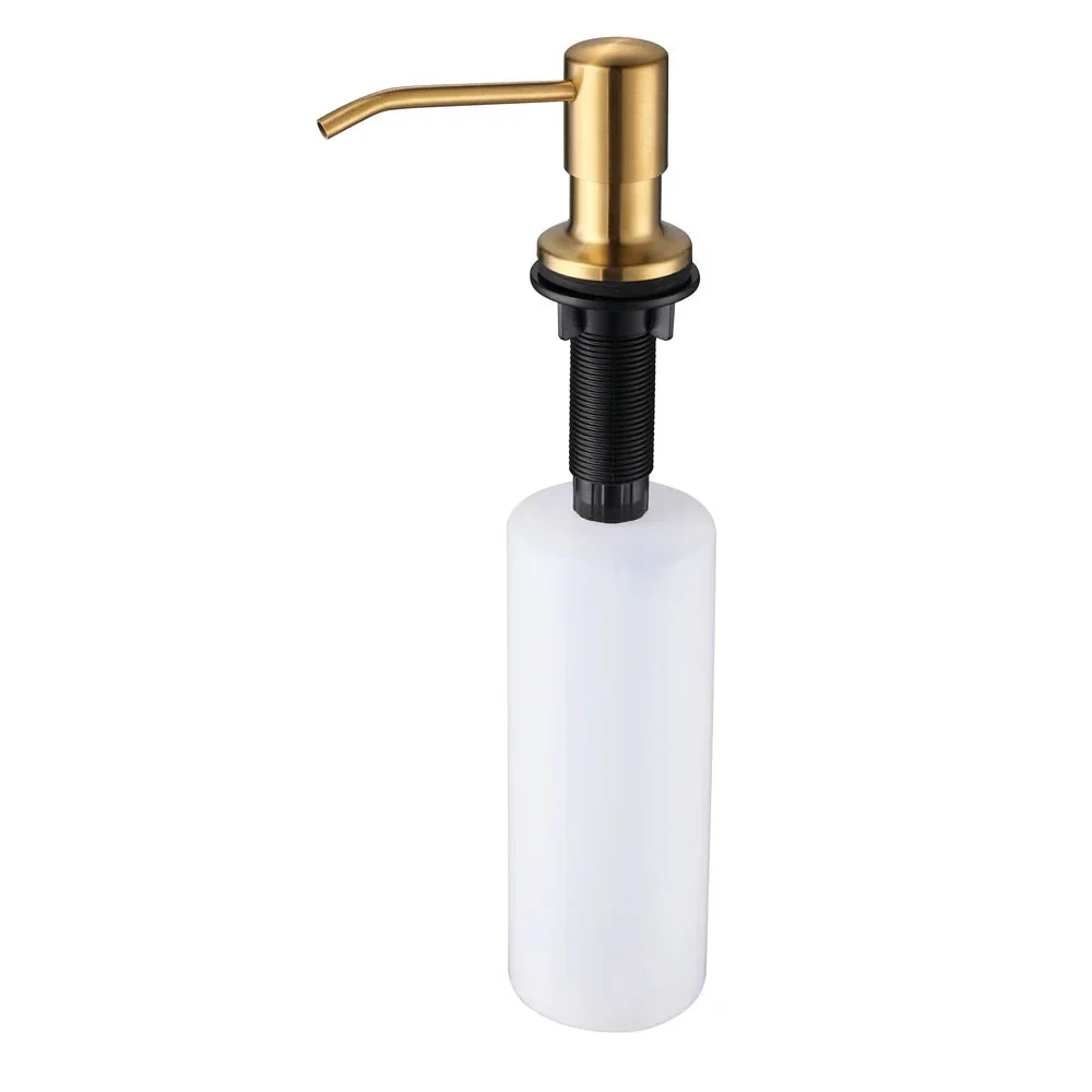 Kitchen Soap Dispensers 500ml Build in Dispenser Soap For Kitchen Bathroom Accessories Stainless Steel Pump Liquid PE Bottle - Image 38