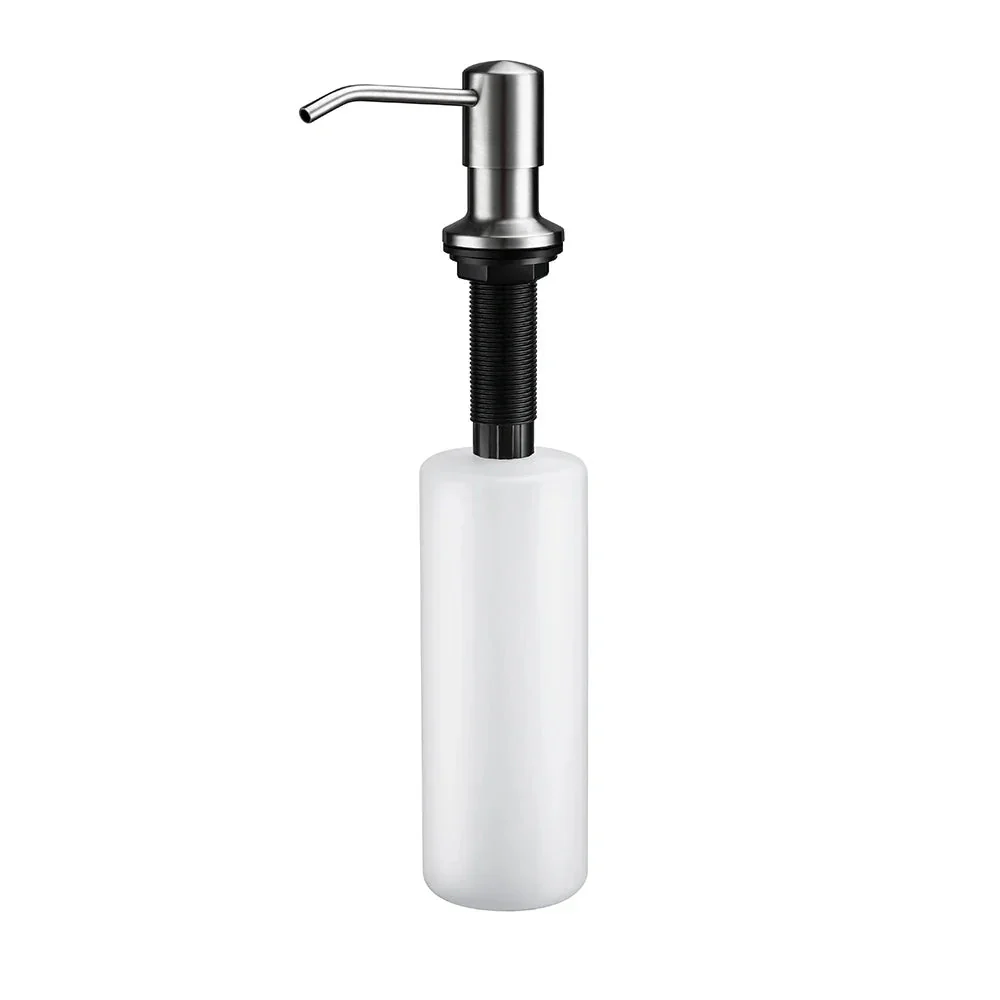 Kitchen Soap Dispensers 500ml Build in Dispenser Soap For Kitchen Bathroom Accessories Stainless Steel Pump Liquid PE Bottle - Image 41