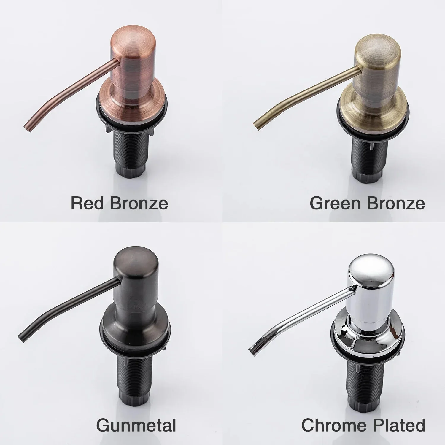 Kitchen Soap Dispensers 500ml Build in Dispenser Soap For Kitchen Bathroom Accessories Stainless Steel Pump Liquid PE Bottle - Image 7