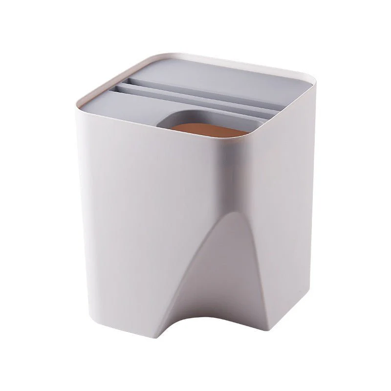 Kitchen Trash Can Recycle Bin Stacked Sorting Trash Bin Household Dry And Wet Separation Waste Bin Rubbish Bin for Bathroom - Image 11