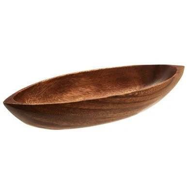 Kora Acacia Boat Shaped Serving Dish - Image 7
