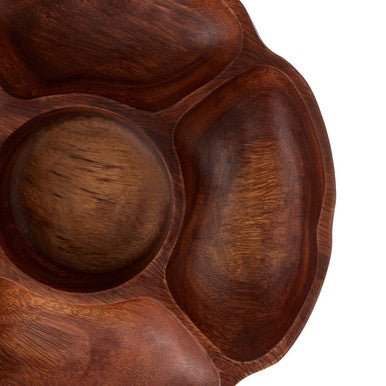 Kora Acacia Five Section Round Serving Dish - Image 7
