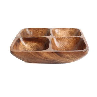 Kora Acacia Four Section Serving Dish - Image 6