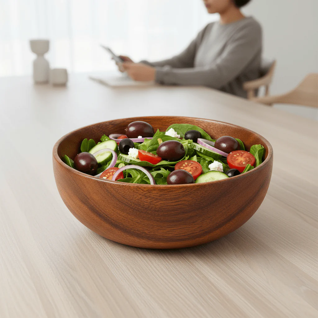 Kora Acacia Fruit And Salad Bowl - Image 2