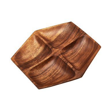 Kora Acacia Large Four Section Serving Dish - Image 5