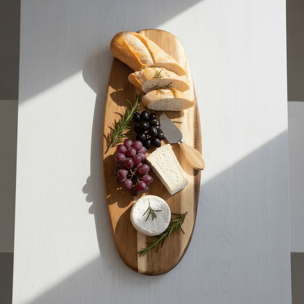 Kora Acacia Oval Serving And Chopping Board - Image 4