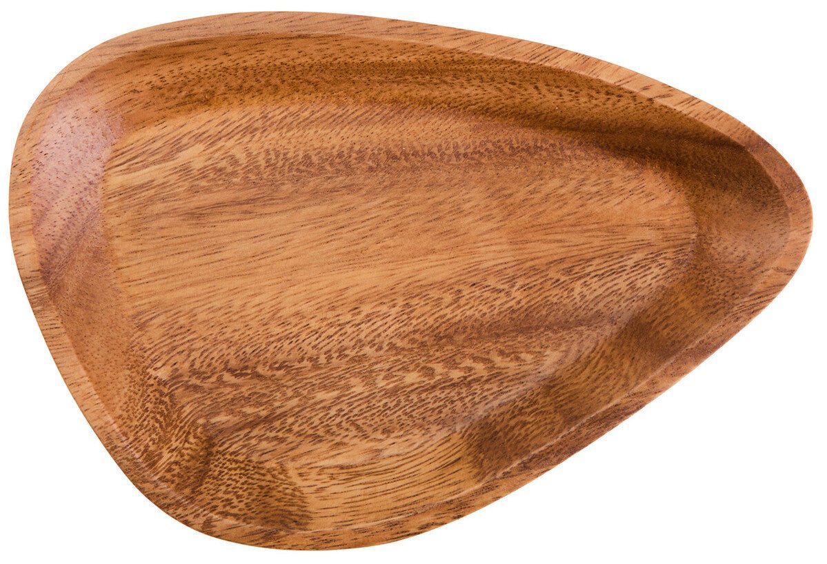 Kora Acacia Small Curved Triangular Serving Dish - Image 5