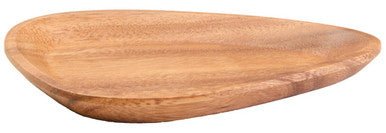 Kora Acacia Small Curved Triangular Serving Dish - Image 6