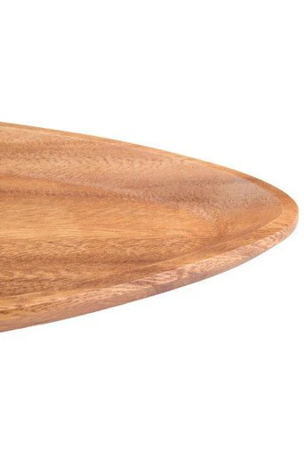 Kora Acacia Small Curved Triangular Serving Dish - Image 7