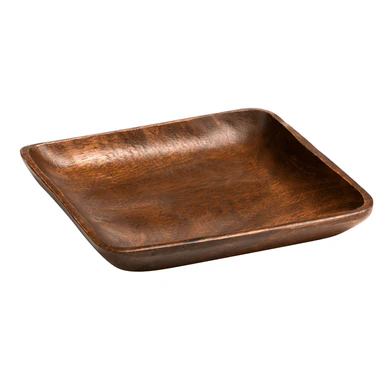 Kora Acacia Wood Large Square Platter - Image 12