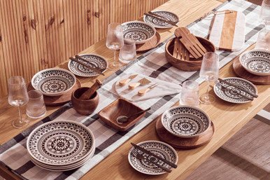 Kora Acacia Wood Large Square Platter - Image 7
