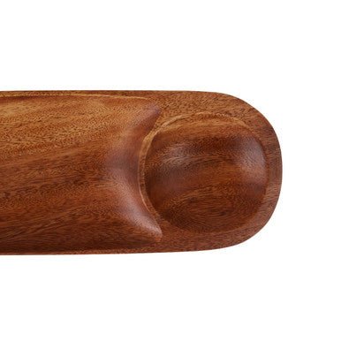 Kora Acacia Wood Oval Chip And Dip Tray - Image 7