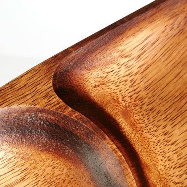 Kora Acacia Wood Oval Chip And Dip Tray - Image 8