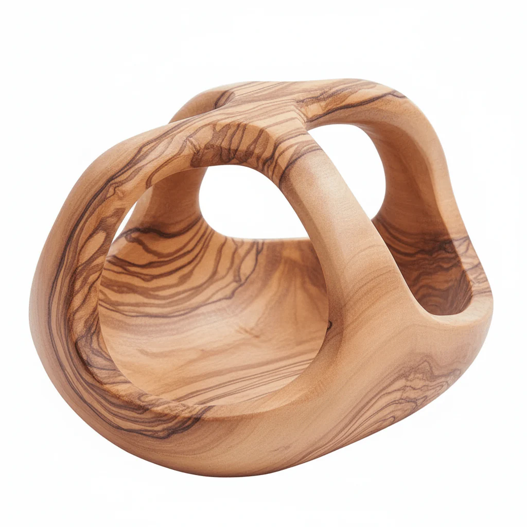 Kora Olive Wood Fruit Bowl - Image 7