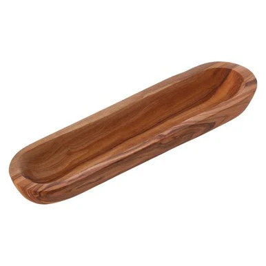 Kora Olive Wood Oval Platter - Image 5