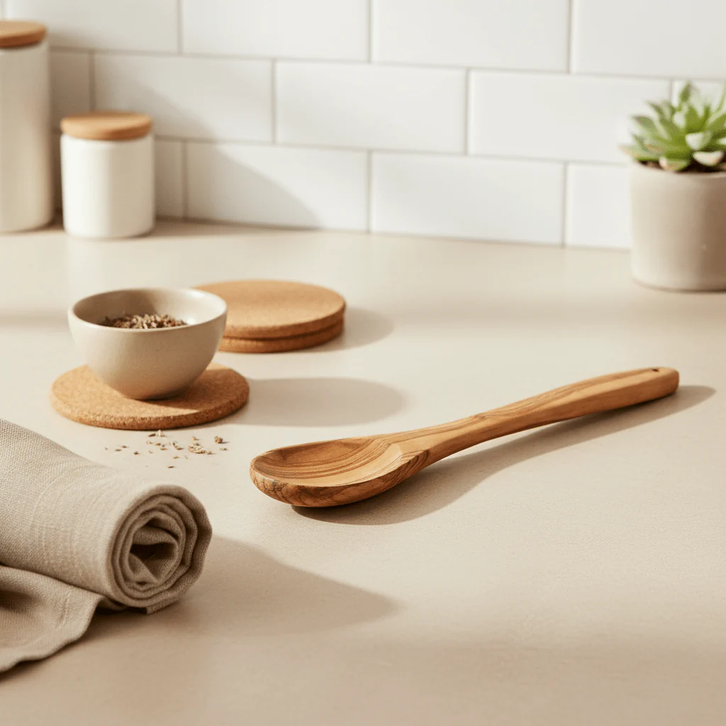 Kora Olive Wood Spoon - Image 4