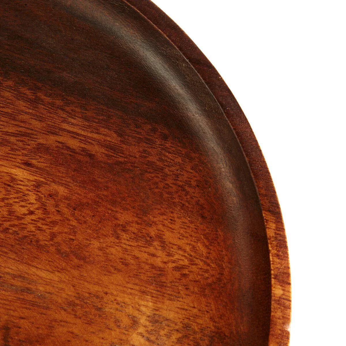 Kora Round Acacia Wood Plate - Image 19