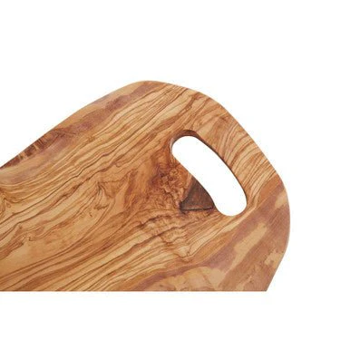 Kora Serving Board With Handle In Olive Wood - Image 8