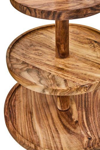 Kora Sheesham Wood Three Tier Cake Stand - Image 8