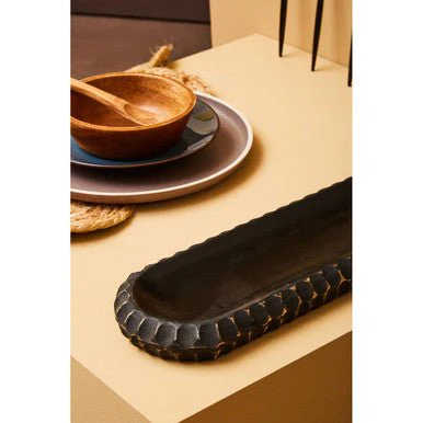 Kora Small Round Bowl In Acacia Wood - Image 10
