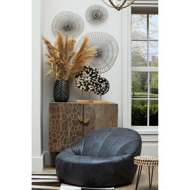 Lacuna Fir Wood Round Side Table - Image 9