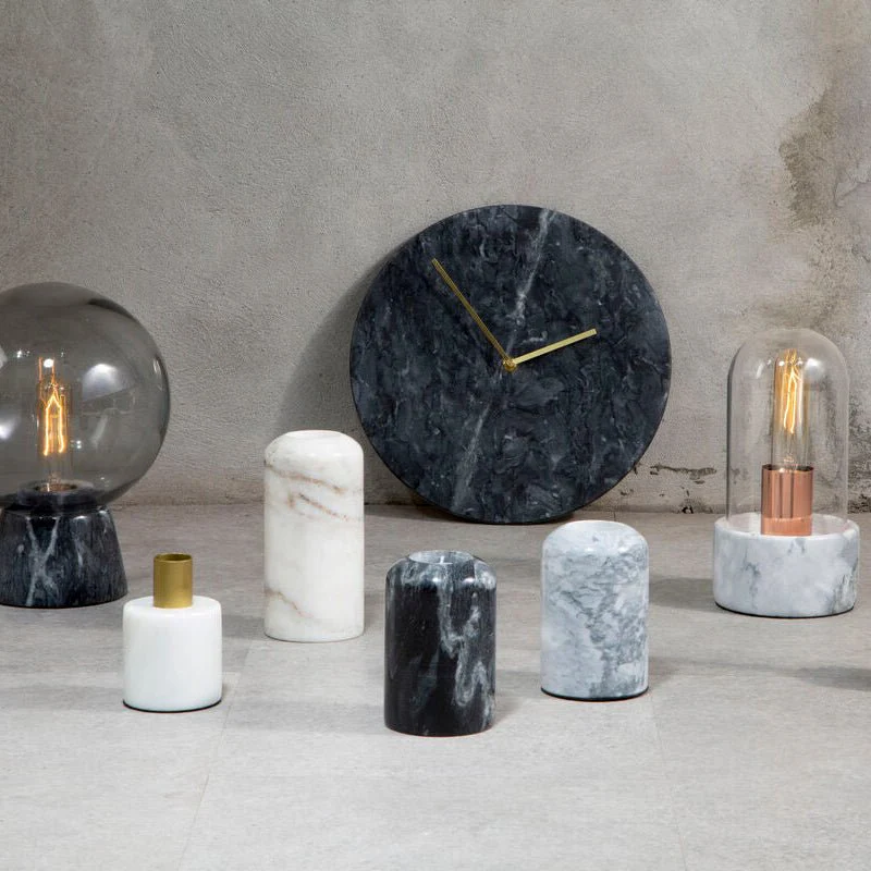 Lamonte Black Marble Wall Clock - Image 6
