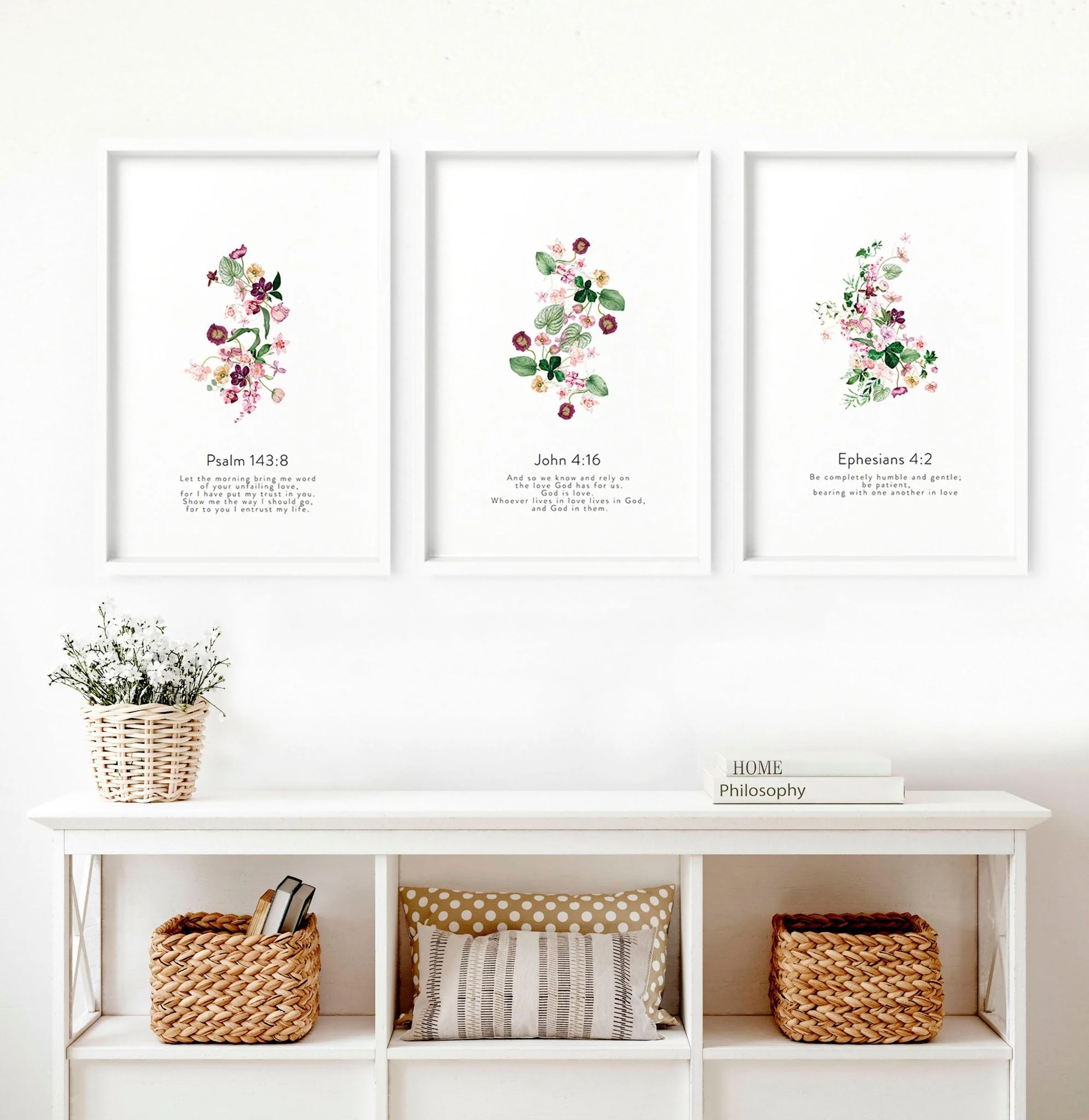 Large art for living room | set of 3 Christian wall art prints - Image 10