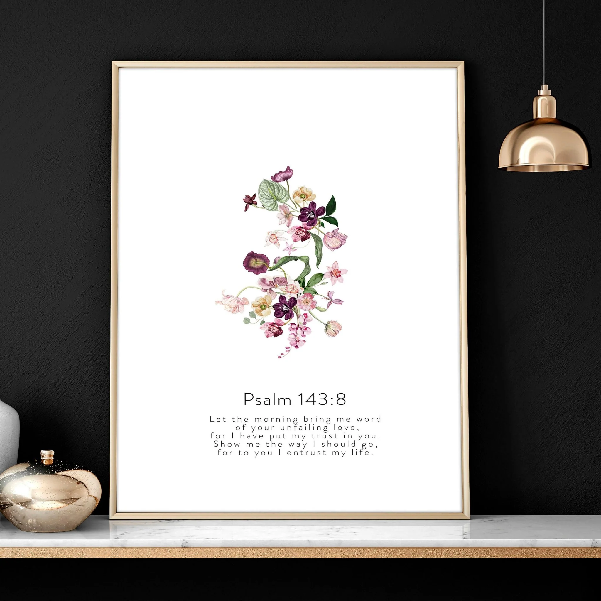 Large art for living room | set of 3 Christian wall art prints - Image 5