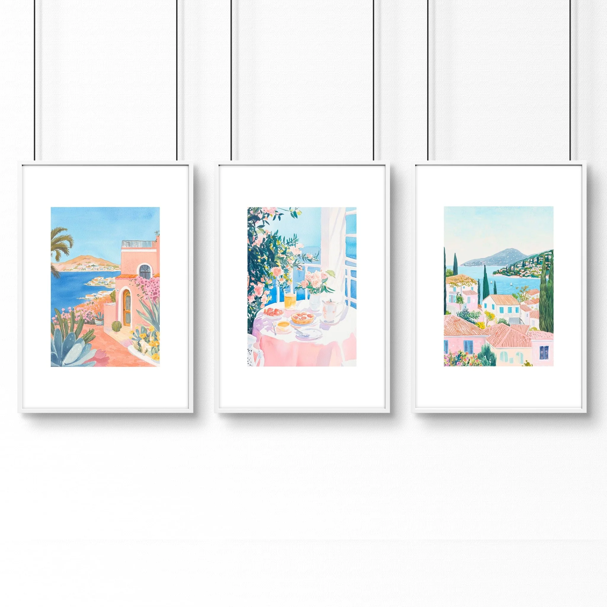 Large Canvas Pictures For Living Room | Set of 3 Beach Decor Wall art Prints - Image 16