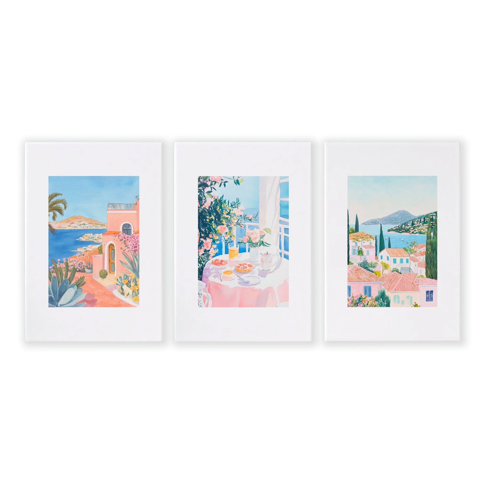 Large Canvas Pictures For Living Room | Set of 3 Beach Decor Wall art Prints - Image 17