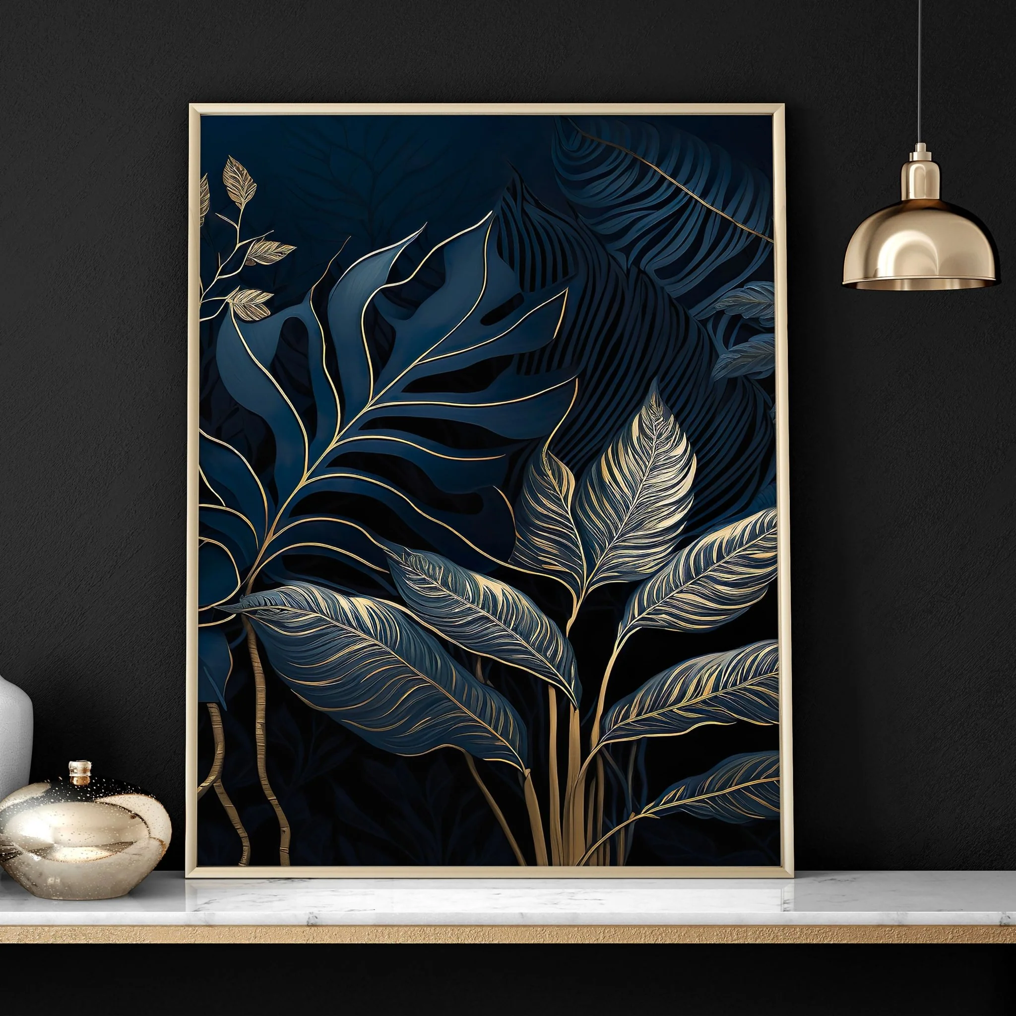 Large Framed Wall Pictures For Living Room | Set of 3 wall art prints - Image 7