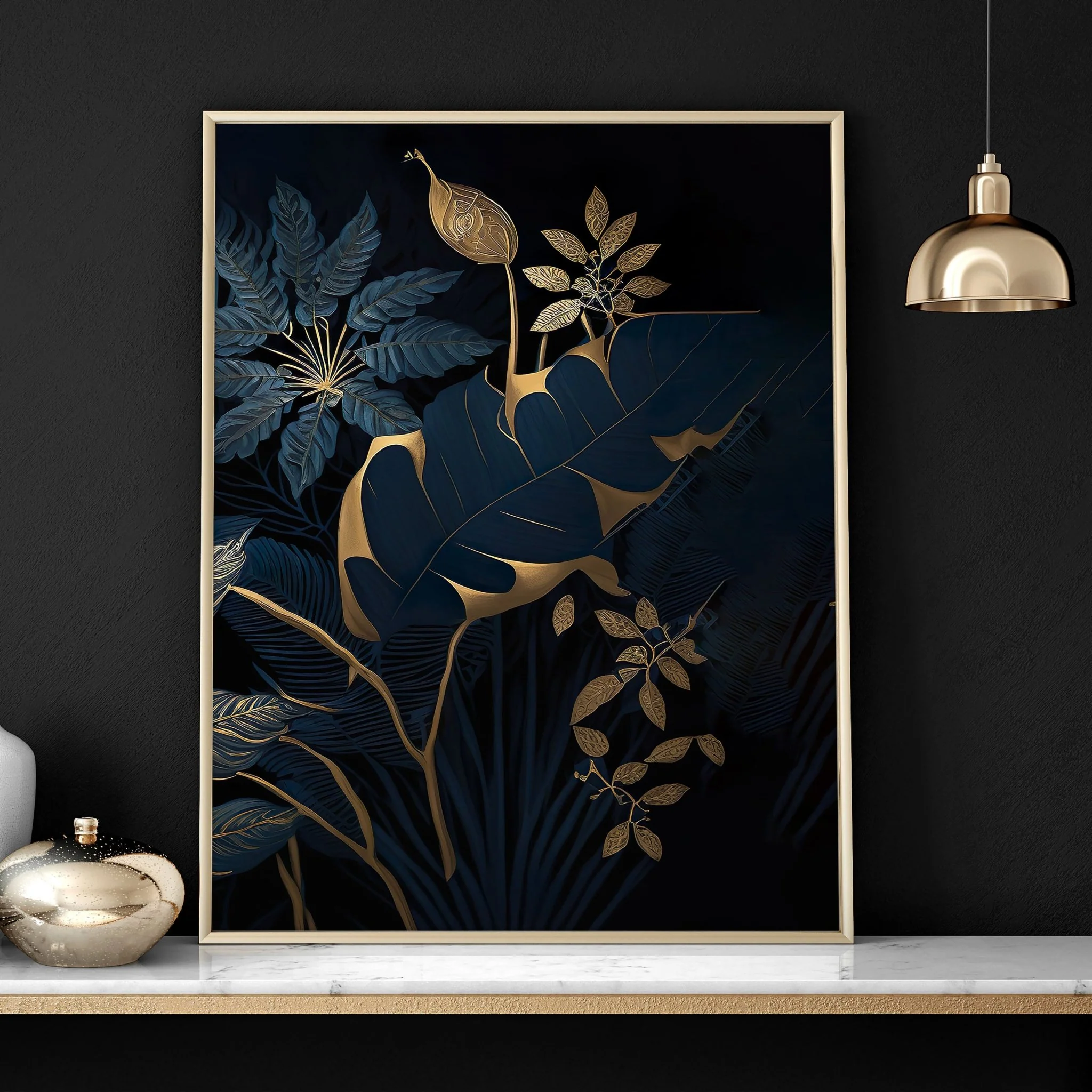 Large Framed Wall Pictures For Living Room | Set of 3 wall art prints - Image 8